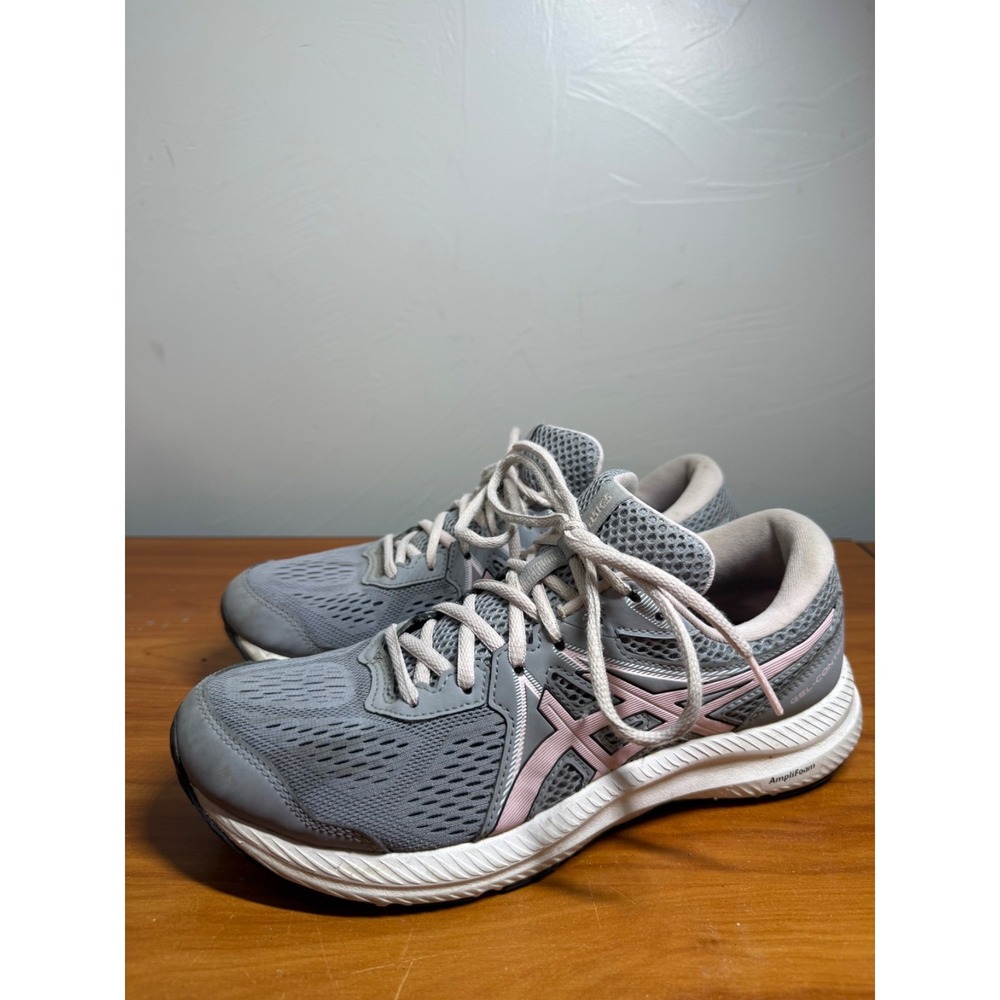 Asics Gel-Contend 7 Women's Size 8.5 Running Sneakers 1012A911 Pink Gray